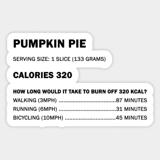 Pumpkin pie Sticker